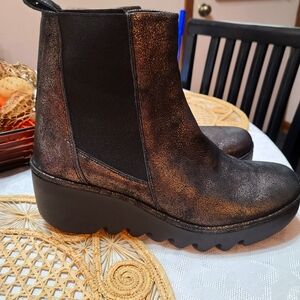 Leather London Fly boots